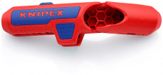 KNIPEX ErgoStrip® universal stripper for round, waterproof. cable stripping: 0.2/0.3/0.8/1.5/2.5/4 mm2, Ø8-13 mm, L-135 mm