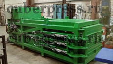 Horizontal press with manual strapping Kuber-50G