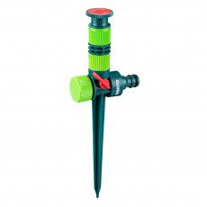 Garden sprinkler, adjustable watering angle range 0° - 360°