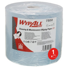 WypAll® L20 Cleaning material for multifunctional use - Jumbo Roll / Blue (1 Roll x 500 sheets)