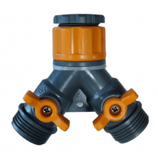 2-line tap splitter with 1/2