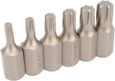 Набор звездочек 6шт.TORX (30мм.блистер) (АвтоDело) 40636