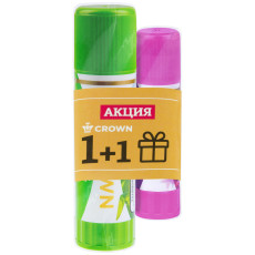 Glue stick Crown Expert 35g + GIFT glue stick Crown 15g, heat shrink