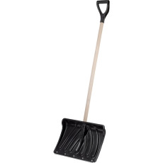 Snow shovel Sturdy CYCLE STANDART with wooden handle and V-handle disassembled