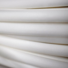 Полиротанг TREVO серия LIDER, гладкий, 7мм, ПОЛУТРУБКА, белый, 100 м