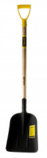 A large shovel with a wooden handle 740 mm and a handle LBSCH2P