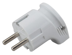 ERA Vx3-W plug with earthing angle 16A white