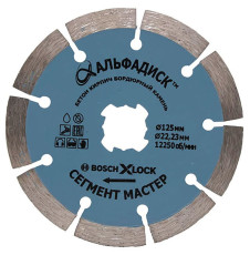 Diamond Cutting Alfadisk Segment MASTER 125 mm 5030