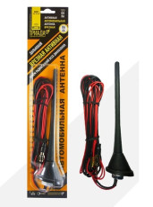 Антенна автомобильная Триада ВА 66 врезная. Евродизайн, активная. Наклонная с постоянным углом наклона 50 град. Пруток 18 см.