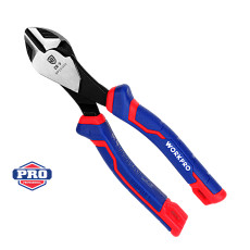 180mm CR-V side cutters are particularly powerful prof WP231023 WORKPRO