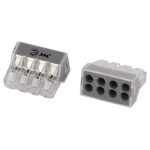 ERA terminal NO-225-366 quick-release 773-608 transparent 8-wire 0.75-4.0 mm2 pack of 20 pcs