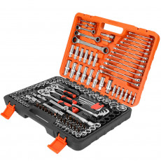 Набор инструментов 150 предметов 1/4" 3/8" 1/2" трещотка Набор инструментов для автомобиля GOODKING K-10150