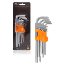 Set of hex keys inbus 9 items (1.5,2,2.5,3,4,5,6,8,10 mm) formation.suspension AT-9-19