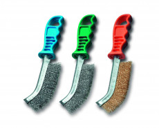 Щетка ручная одноряд.нерж.гофр. (Lessmann, KRONBURSTE)