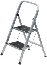 Welded mobile ladder LS 5 (670x1300x1950mm) 5 steps, wheels d160mm.