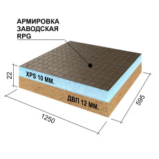 Comfort panel 1250x595x22 #1 TH Basic 10/dvp11