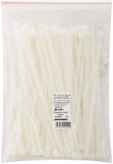 Yoke strap, white (SORMAT) JS, 200 x 4.6 mm, (packing 100 pcs.)