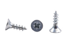 Universal self-tapping screw 3.5*20 white zinc (pack/1 thousand pieces) AKS