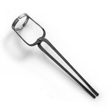 Forged grips for removing the crucible from the furnace 10 kg.