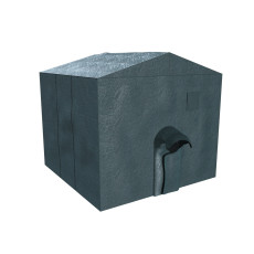 Палатка сварщика МногоТентов нефтяник 2x2x2.1 м (Стены брезент ОП/крыша ткань ПВХ)