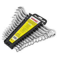 A set of keys combined 14 items (10, 12-19, 22, 24, 27, 30, 32 mm), in a plastic holder