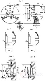 Патрон трёхкулачковый D250 7100-0035 ГОСТ 2675