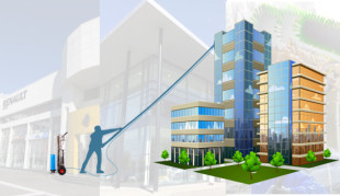 Оборудование для мойки фасадов WFP от Cascade Ionic!