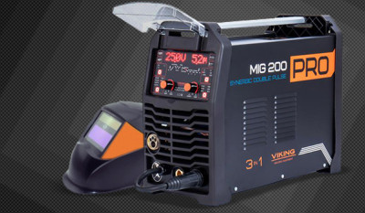 VIKING MIG 200 DOUBLE PULSE SYNERGIC PRO Semi-automatic welding machine