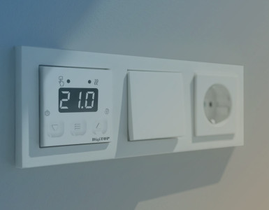 New - a thermostat in the TS-1F socket box! 