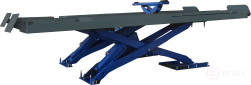 Ножничный подъемник F6109 AE&T 380В для сход-развала для монтажа "в пол"