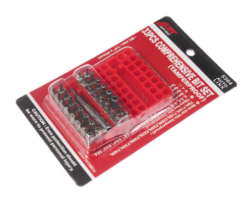 1/4" DR Bit Set with 33-piece holder in JTC Box
