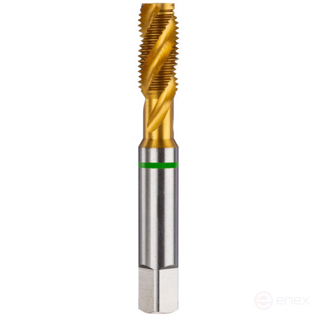 Tap 444 spiral. single machine Expert M12.0*1.25 M2 TIN (6542) plastic box 1/10