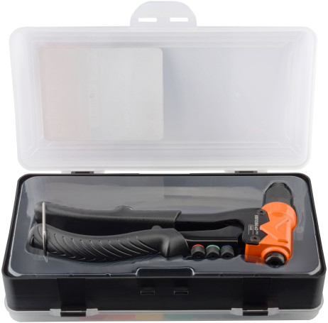 Riveter for exhaust (2.4-6.4mm) and threaded (M3-M6) rivets Avtodor PRO 45400