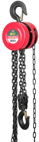 Chain hoist with manual drive ( chain length 2.5 m ) 2.0 t