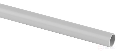 Труба ПВХ гладкая жесткая ЭРА TRUB-20-PVC 3х метровая легкая серая d 20мм