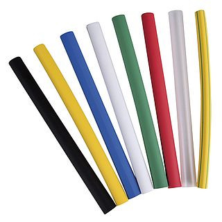 Shrink tube 2:1; black; 6,4-3,2; 50m