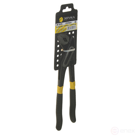 ER-13125 universal adjustable pliers, black powder coating 250mm EUREKA 1/48