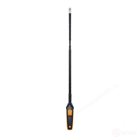 Impeller probe (Oslash 16 mm) with Bluetooth including Testo temperature sensor