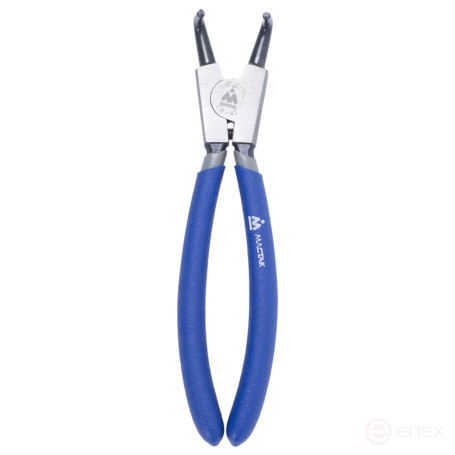 Съемник для стопорных колец 170 мм, загнутые, разжатие МАСТАК 033-30170H