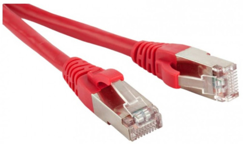 PC-LPM-STP-RJ45-RJ45-C5e-20M-LSZH-RD Patch Cord F/UTP, Shielded, Cat.5e (100% Fluke Component Tested), LSZH, 20 m, Red