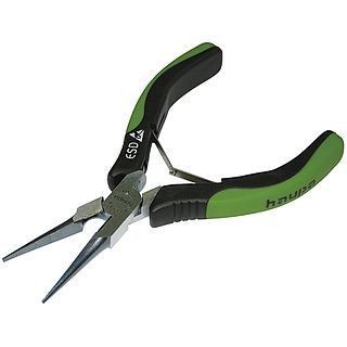 Pliers for electronics, plano-convex 140 mm