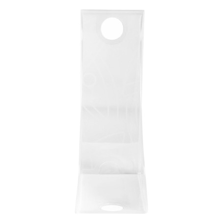 Paper tray vertical STAMP, transparent, width 118mm