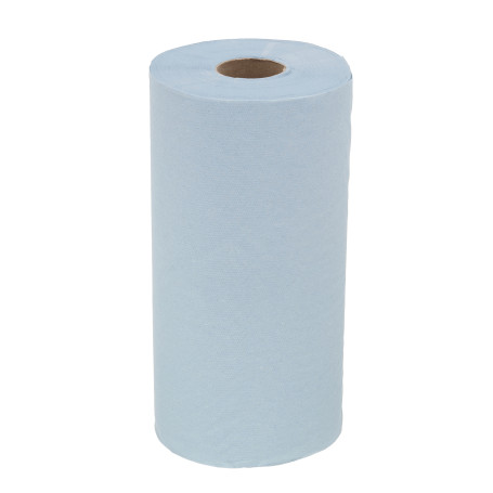 WypAll® L10 Cleaning material for the food industry and general cleaning - Compact roll / Blue /1 layer F2 (24 Rolls x 165 sheets)