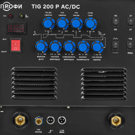 Аппарат аргонодуговой сварки ПРОФИ TIG 200 P AC/DC (НАКС)