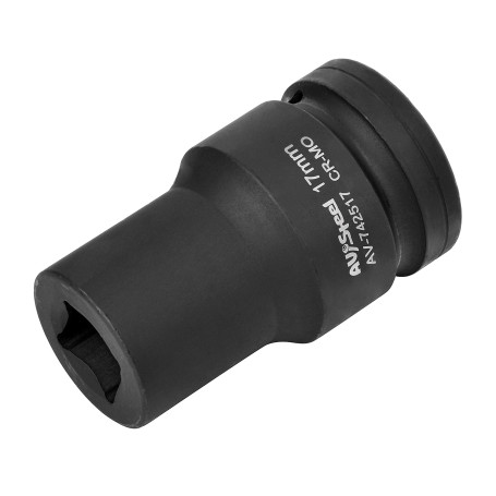 Головка ударная 4-гранная - футорка 1" 17 мм