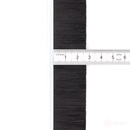 Strip brush linear sealer 2500*32*5 , pile height 27 mm PPL black 0.20 (EB-1120)