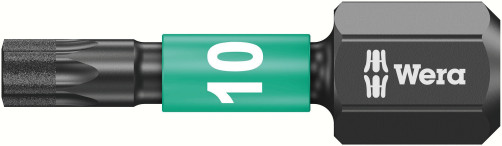 867/1 IMP DC Impaktor TORX® бита ударная, алмазное покрытие, хвостовик 1/4" C 6.3, TX 10 x 25 мм