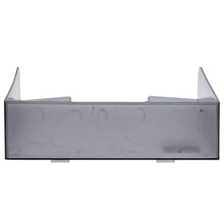 Paper tray horizontal STAMP "Frost", tinted grey