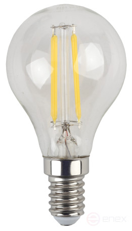LED ERA Lamp F-LED P45-7W-840-E14 7W Filament Ball Neutral White Light E14