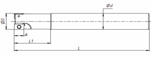 Корпус фрезы APM16-40-32-200-3Z